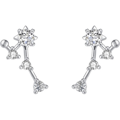 Silenti Jewelry Сребърни обеци "Съзвездие Близнаци