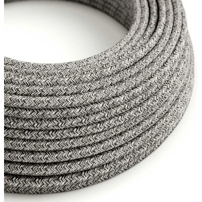 Creative Cables RS81 2x0,75mm² černý onyx se třpytem 1 m