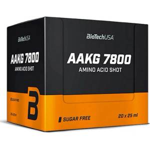 BioTechUSA AAKG 7800 / 20 x 25 мл - Розов грейпфрут / 100 г