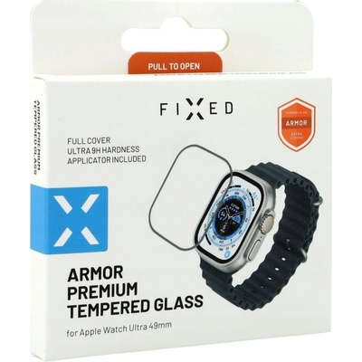 FIXED Armor tvrzené sklo pro Apple Watch Ultra 49mm černé FIXGAW-1029