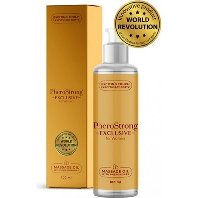 PheroStrong Exclusive for Women Masážní olej 100 ml
