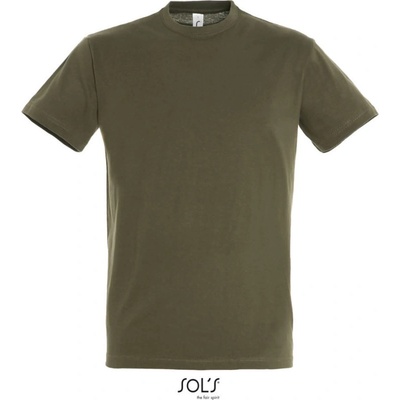 Sol´s Collection tričko Regent krátký rukáv Army zelené