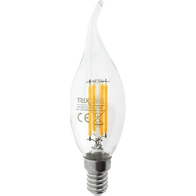 Trixline žiarovka Filament E14 5W biela teplá C35L