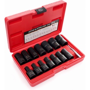 Kraft&Dele Комплект вложки за гедоре 1/2", 15бр 65064 (kd11793)