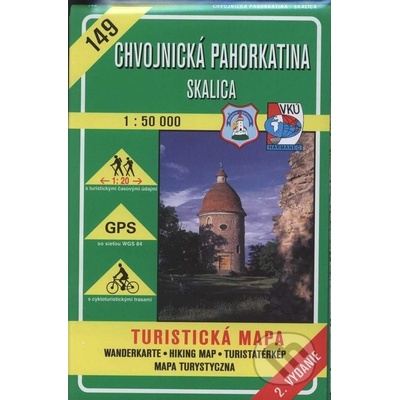 Chvojnícka pahorkatina Skalica 1:50 000
