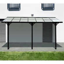 Westmann Bruce typ 2 (SI06106) hliníková pergola, 435x300 cm čierna