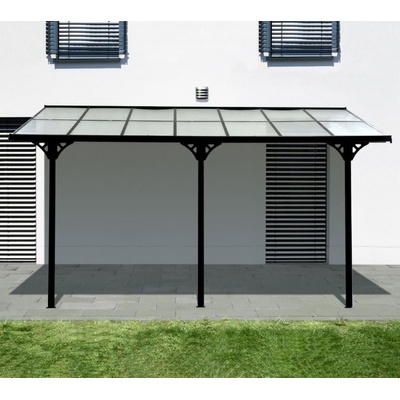 Westmann Bruce typ 2 (SI06106) hliníková pergola, 435x300 cm čierna