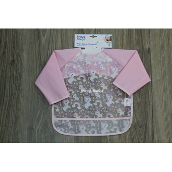 Image 1 of First Steps Лигавник с ръкави, непромукаем /розов/