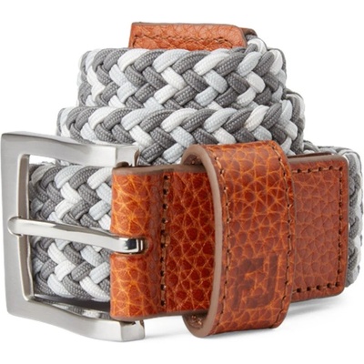 FOOTJOY Braided pánský pásek šedý