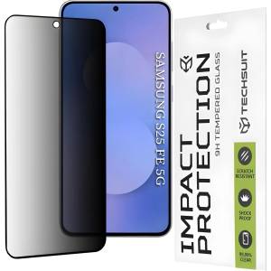 Techsuit защитно пълно покриващо стъкло 111D за Samsung Galaxy S25 FE - Черен KP38501