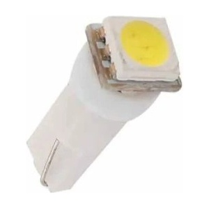 CarMart Лед крушки тип T5 12V/1, 2W бял - с 5050 smd диод