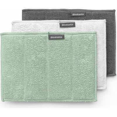 Brabantia Utierka/hubka z mikrovlákna zelená 3 ks