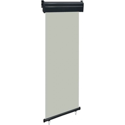 Greatstore Balkonová zástěna 60 x 250 cm šedá
