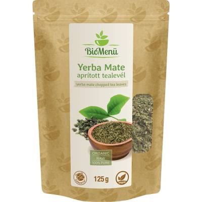 BioMenü Bio Yerba Maté krájané čajové lístky 125 g