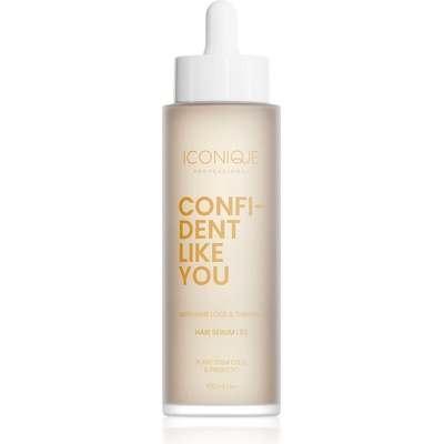 ICONIQUE Professional Confident like you Anti-Hair Loss & Thinning sérum proti padání vlasů 100 ml