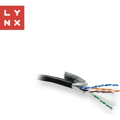 Lynx CS LX-SLD-FTP6-PE-BK FTP Cat6 PE (Fca) celoměděný venkovní 305m černý