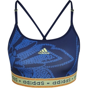 adidas Women's Medium Impact Sports Bra - Blue