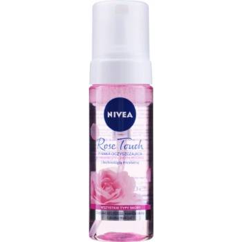 Nivea Rose Touch - Почистваща пяна за лице с органична розова вода и мицеларна технология 150мл