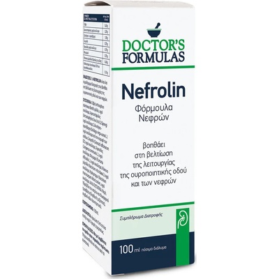 Doctor's Formulas Хранителна добавка за здрави бъбреци, Doctor' s Formulas Nefrolin 100 m