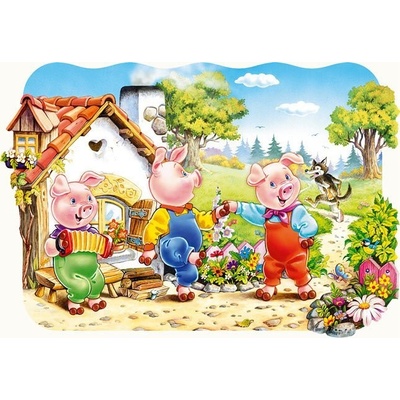 Castorland maxi Tři prasátka 20 dielov
