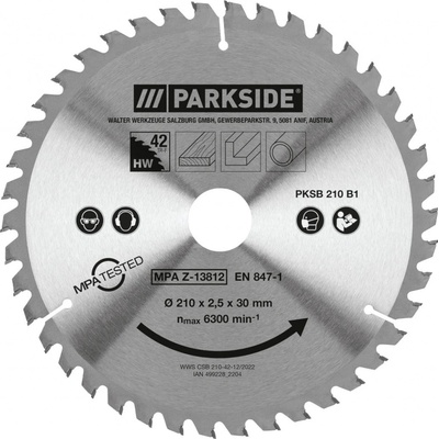 PARKSIDE Pilový kotouč PKSB 210 B1 (TRF pilový kotouč, 42 zubů) – Zboží Mobilmania