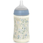Suavinex Wonderland SX Pro Physiological Anti-Colic бебешко шише M Medium Flow 3 m+ Blue Flower 270ml