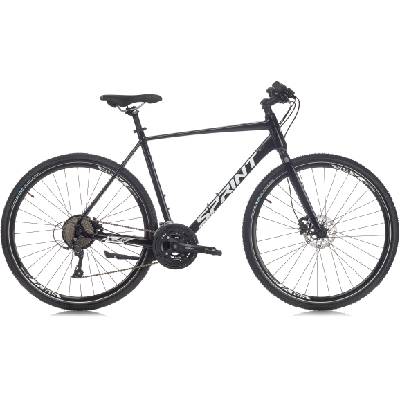 Градски велосипед Sprint - Croxer Plus Man Rigid, 28'', 520 mm, черен гланц (BK26SI0284)