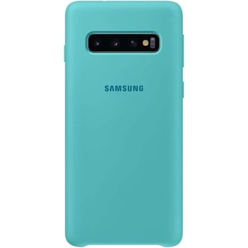 Samsung Silicone Cover Case EF-PG973TG - оригинален силиконов кейс за Samsung Galaxy S10 (зелен)