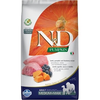 N&D Grain Free Pumpkin DOG Adult M / L Lamb & Blueberry 2,5 kg