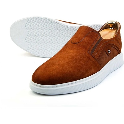 Ducavelli Flloyd Мъжки обувки от естествена кожа - Таба 308244 (308244_Кафяво)