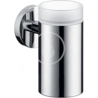 Kielle Vega WC štětka nástěnná s držákem matné sklo chrom 40518000