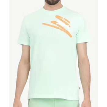 PUMA Essentials+ Logo Lab Summer Tee Green