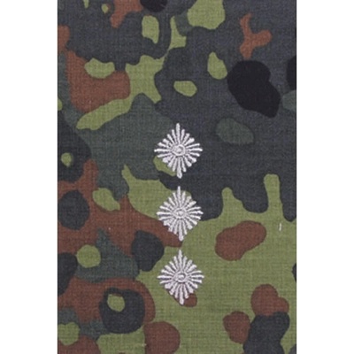 Bundeswehr Nárameník BW HAUPTMANN FLECKTARN / stříbrné vyšití