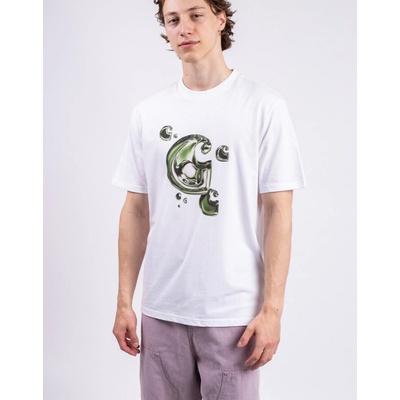 Carhartt WIP S/S Solar Chrome C-Logo T-Shirt White