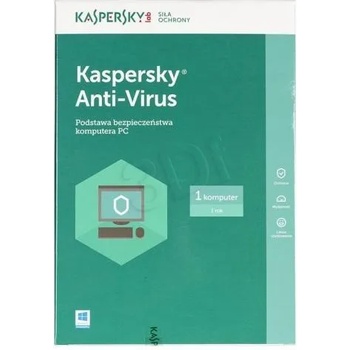 Kaspersky Anti-Virus (1 Year) KL1171PBAFS
