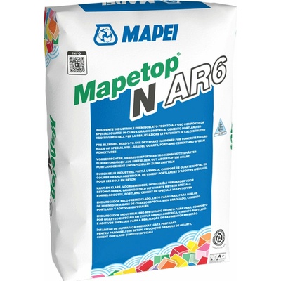 MAPEI Mapetop N AR6 vsypová zmes pre priemyselné betónové podlahy 25 kg