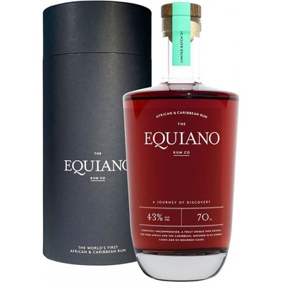 Equiano 43% 0,7 l (tuba)