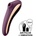 Satisfyer Dual Kiss - вибратор 2 в 1 за вагина и клитор - лилав