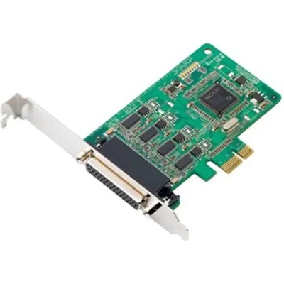 Moxa PCIe карта към сериен порт, 4 порта RS-232-422-485, с DB9 мъжки кабел (CP-114EL/DB9M)