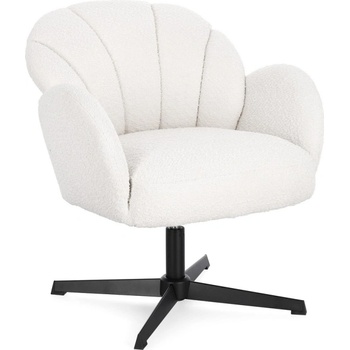 Bizzotto Завъртащ се фотьойл chloe snow (0733490)