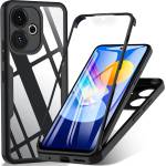 Techsuit Калъф за Xiaomi Redmi 13 / Poco M6 4G 4G + калъф - ColorVerse 360 Series - черен