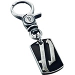 Police Pj22041Ksb-02 Keychain - Silver (Silver)