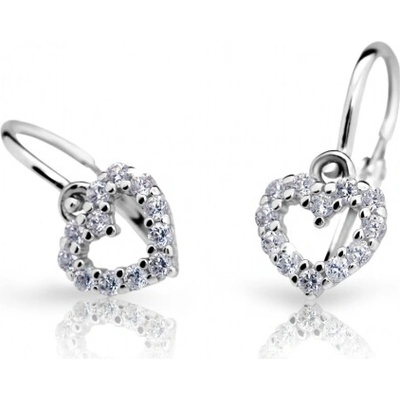 Cutie Diamonds zlaté náušnice srdcia C2157 ND2157-10-D-X-2