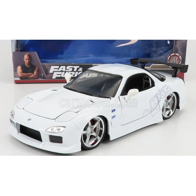JADA vůz Fast & Furious 1993 Mazda RX-7 tlakově litá bílá 1:24
