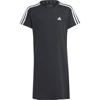 adidas Essentials 3-stripes Dress dievčenské šaty čierna