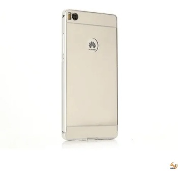 Image 1 of Samsung Метален бъмпер с гръб за Samsung Galaxy S6 Edge+ Silver