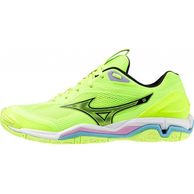 Mizuno Wave Stealth 6 Neo Lime/Black/Splish Splash – Zboží Dáma