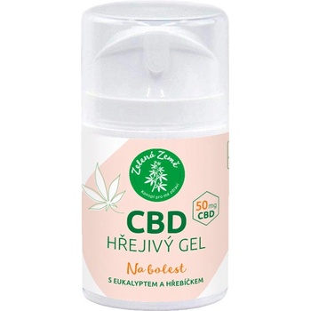 Zelená Země CBD hřejivý gel 50 g