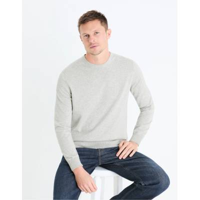 Celio Светлосив мъжки основен пуловер Celio Decoton Celio | Siv | МЪЖЕ | S