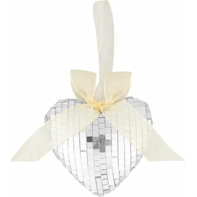 MagicHome Vianoce Dekorácia MagicHome Vianoce, srdce, 9x9x2,5 cm